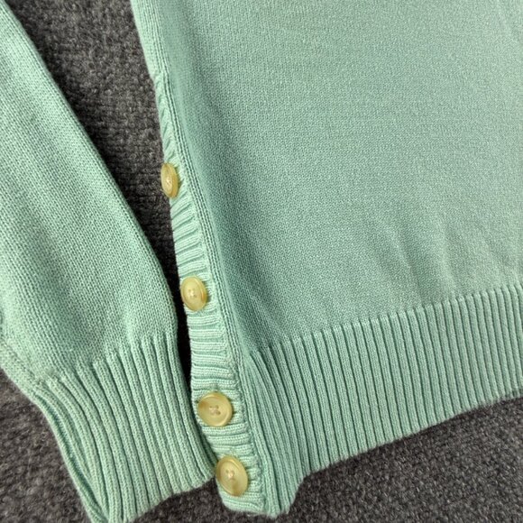 Ralph Lauren Polo Jeans Women Flag Sweater Light Blue Turtleneck Small Cotton - Picture 3 of 16